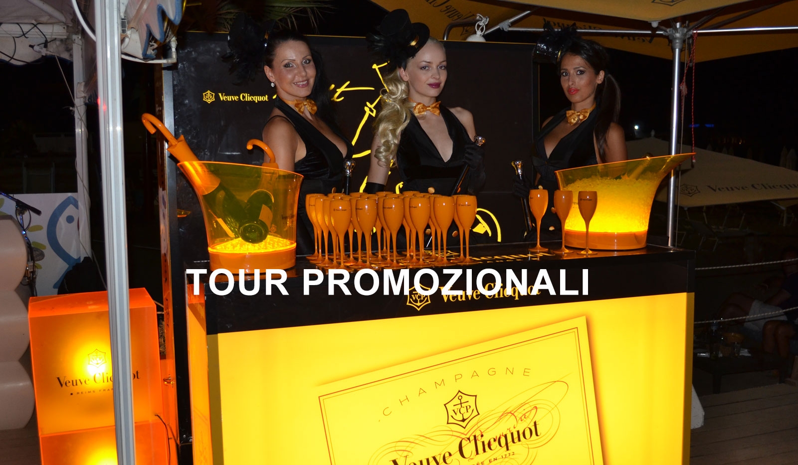 Tour promozionali veuve